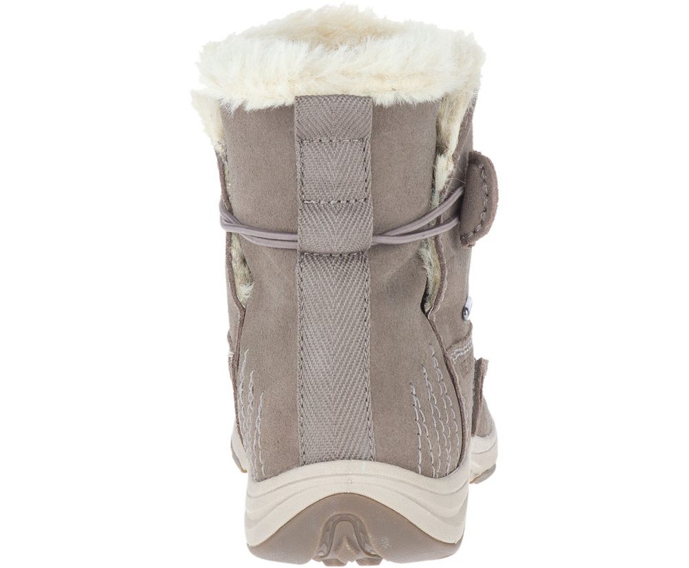 Merrell Støvler Dame - Approach Sage Pull On Polar Waterproof - Beige - STA365918